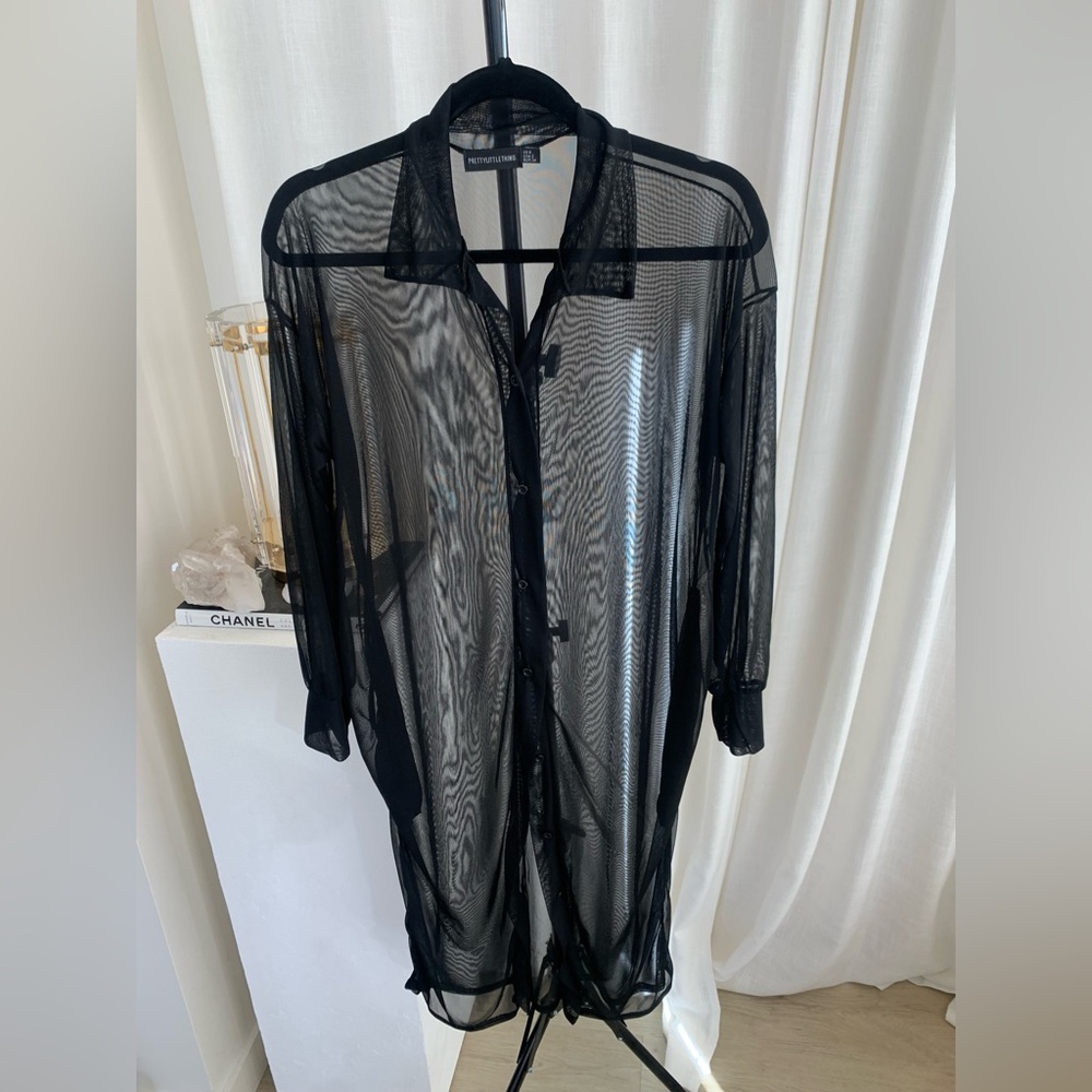 Black Sheer Coverup